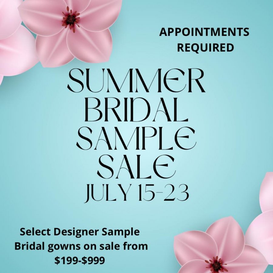 Laurie's Bridal Summer Sample Sale