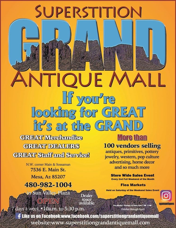 Superstition Grand Antique Mall December Storewide Sale