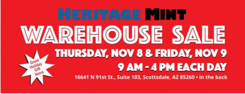 Heritage Mint Warehouse Sale