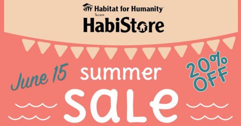 Habitat for Humanity Tucson HabiStore Summer Sale