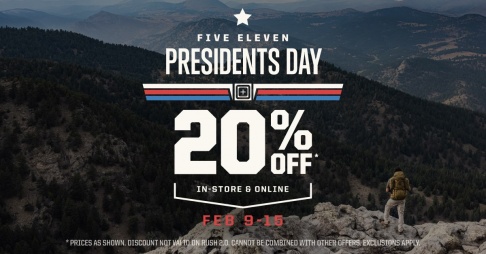 5.11 Tactical Presidents Day Sale -Tucson