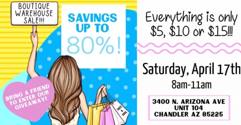 Sass and Soul Boutique Warehouse Sale