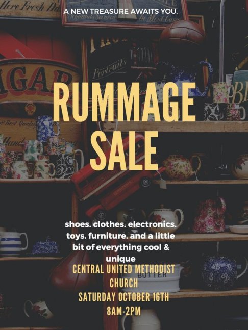 Central United Methodist Church Rummage Sale