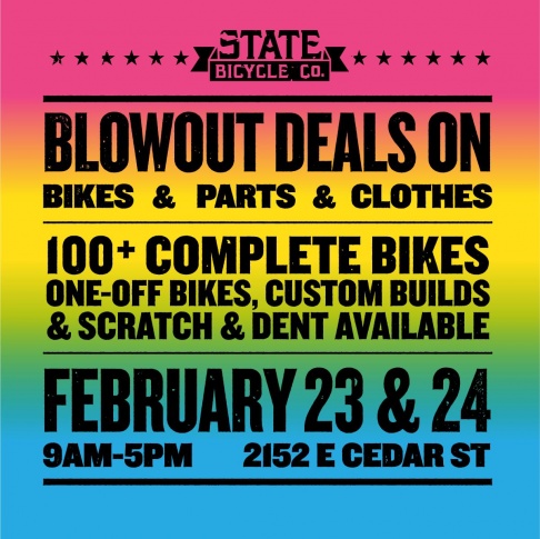 State Bicycle Co. Sample / Demo Warehouse Sale - 3